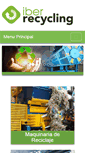 Mobile Screenshot of iber-recycling.com