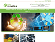 Tablet Screenshot of iber-recycling.com